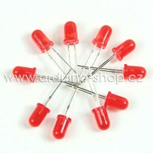 LED dioda červená 5mm