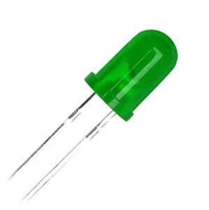 LED dioda zelená 5mm