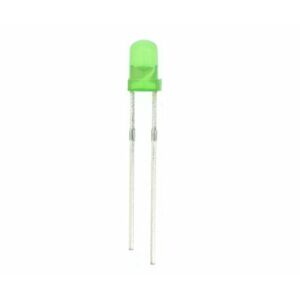 LED dioda 3mm zelená super jasná