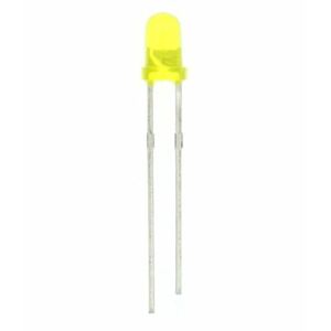 LED dioda 3mm žlutá super jasná