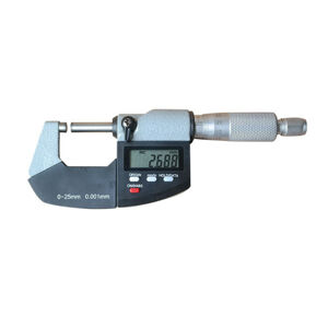 Digitální celokovový mikrometr 0-25mm s rozlišením 0,001mm