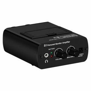 Anleon S1 In-Ear odposlech osobní zesilovač drátový mono / stereo