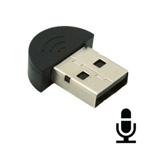 Mini USB externí mikrofon - Černý